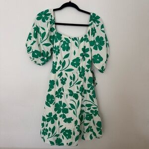 Style house floral ballon dress
